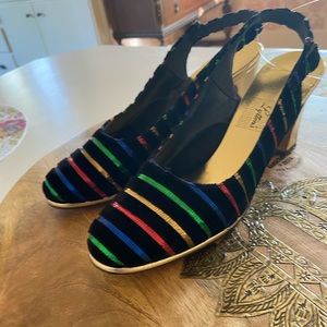 Vintage size 7 Adores Lytton’s Rainbow Shoes
